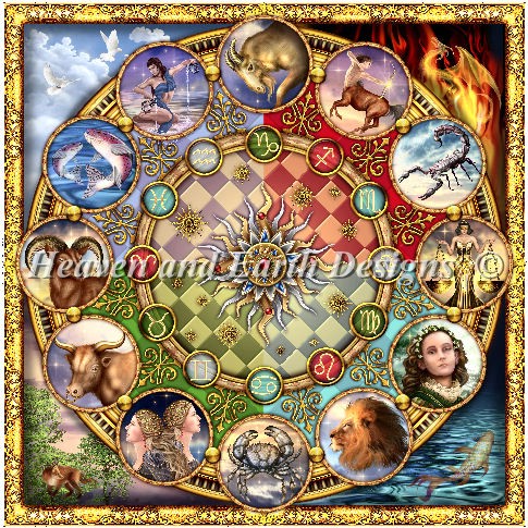 Zodiac Mandala - Click Image to Close